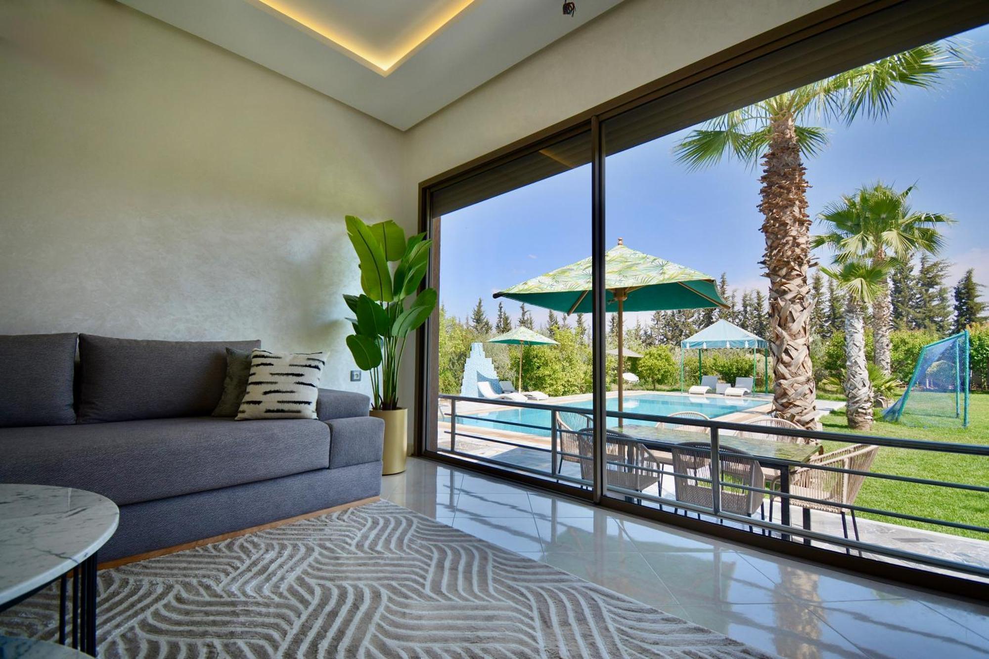 Ferme De Vacances Avec Une Grande Villa A Marrakech มาร์ราเกช ภายนอก รูปภาพ