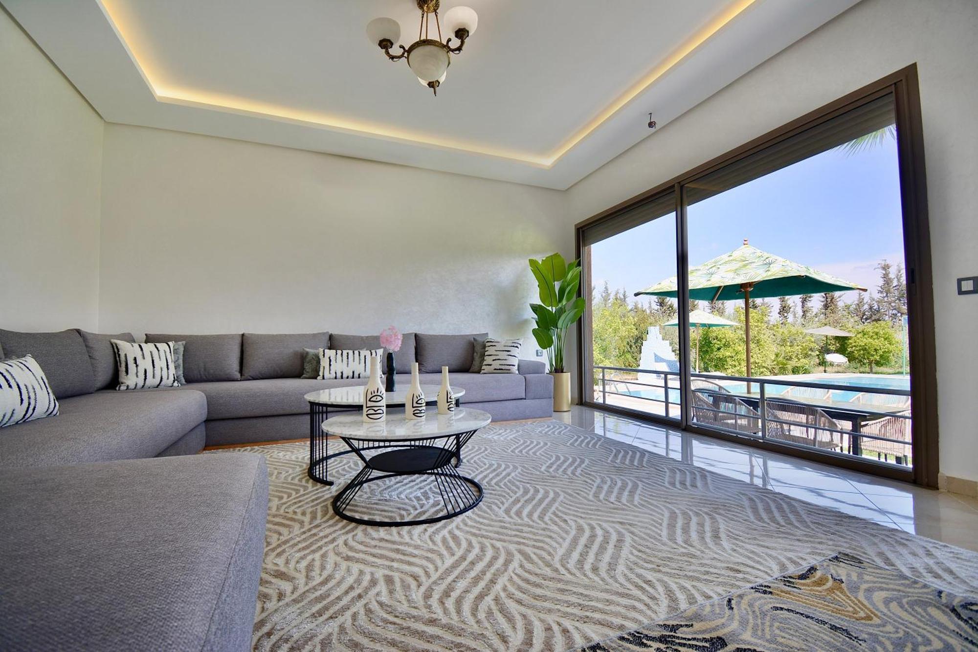 Ferme De Vacances Avec Une Grande Villa A Marrakech มาร์ราเกช ภายนอก รูปภาพ