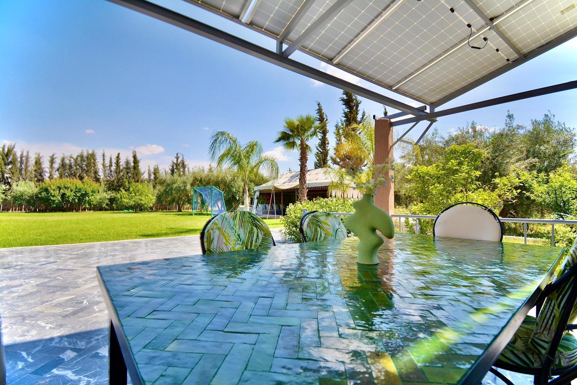 Ferme De Vacances Avec Une Grande Villa A Marrakech มาร์ราเกช ภายนอก รูปภาพ