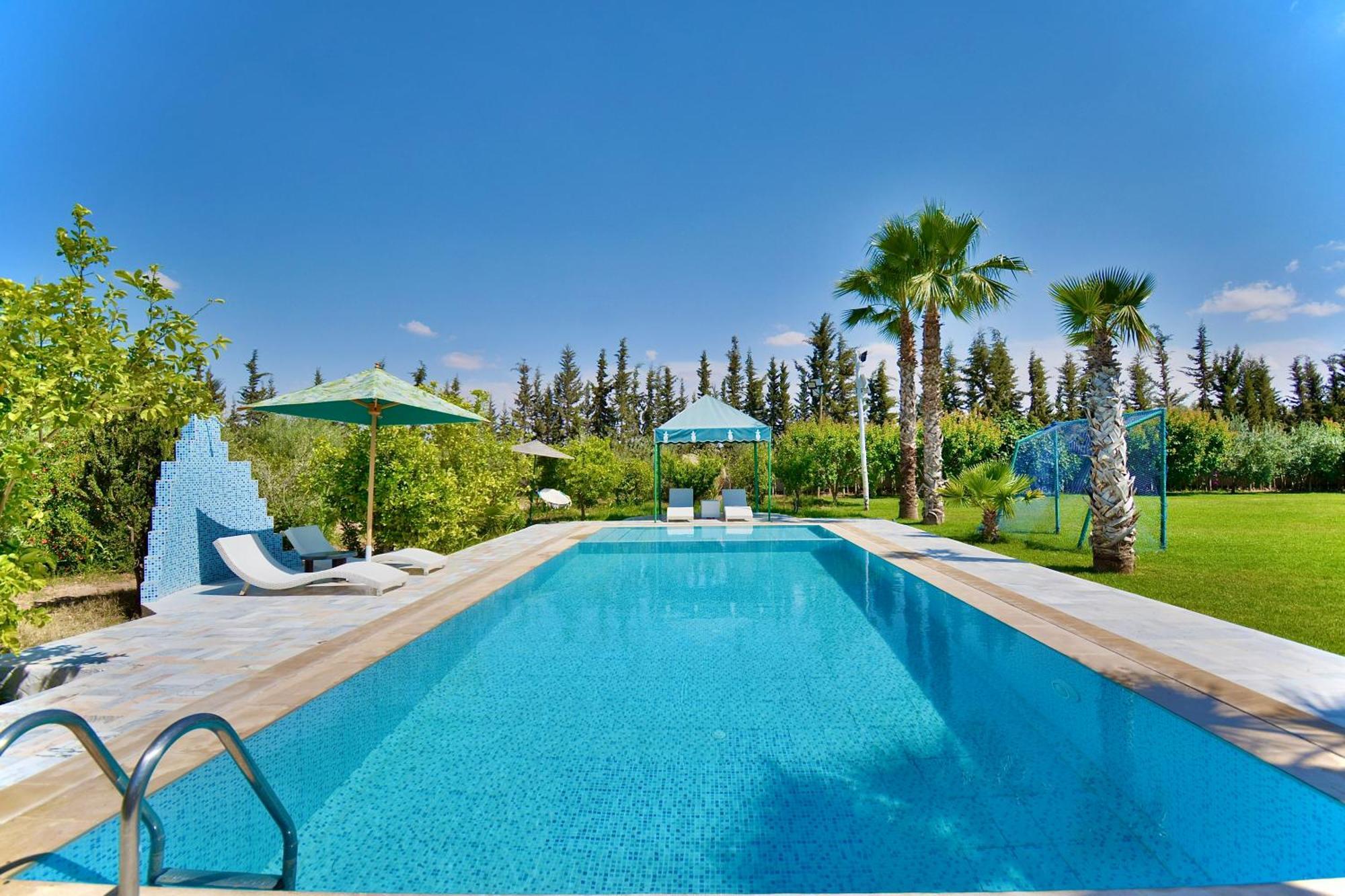 Ferme De Vacances Avec Une Grande Villa A Marrakech มาร์ราเกช ภายนอก รูปภาพ