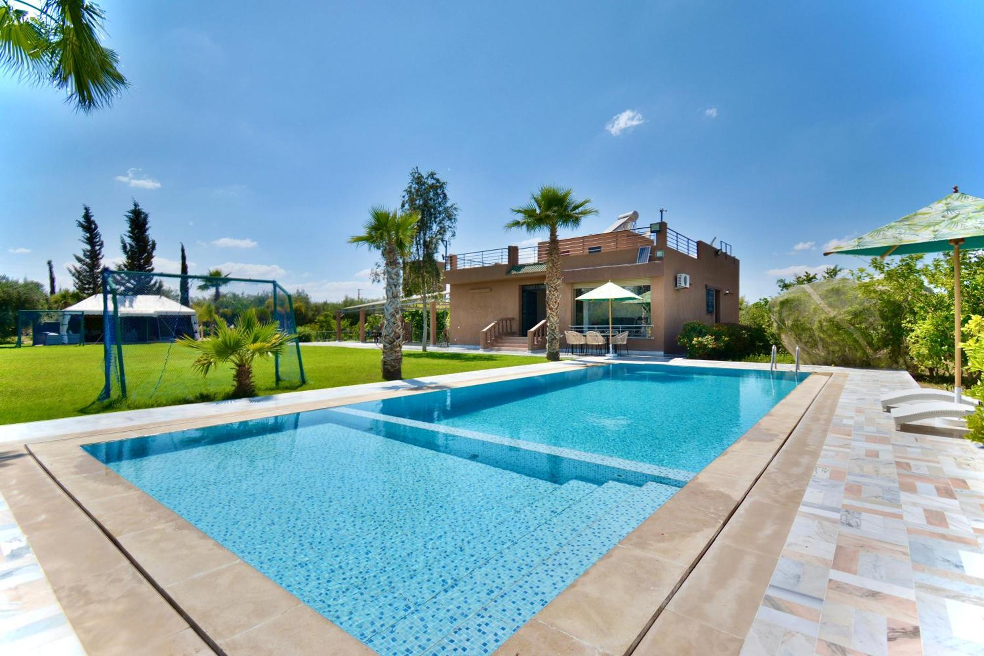 Ferme De Vacances Avec Une Grande Villa A Marrakech มาร์ราเกช ภายนอก รูปภาพ