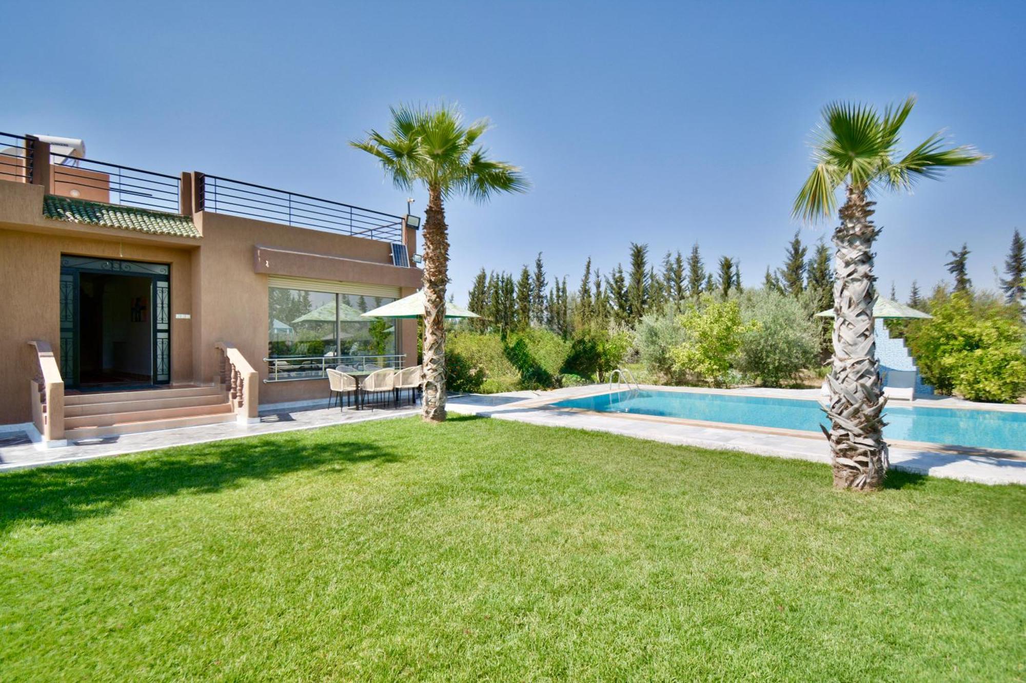Ferme De Vacances Avec Une Grande Villa A Marrakech มาร์ราเกช ภายนอก รูปภาพ